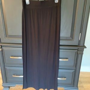 A.N.A. Black Maxi Skirt Medium